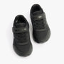 Skechers 403908N/BBK BOUNDER - TREZIC Boys Trainers Black top view showing laces and strap design.