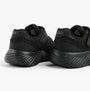 Skechers 403908N/BBK BOUNDER - TREZIC Boys Trainers Black rear view showing lightweight design and comfortable fit.