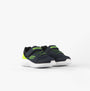 Skechers 403908N/NVLM BOUNDER - TREZIC Boys Trainers Navy/Lime front view showcasing lightweight design and touch fastening.