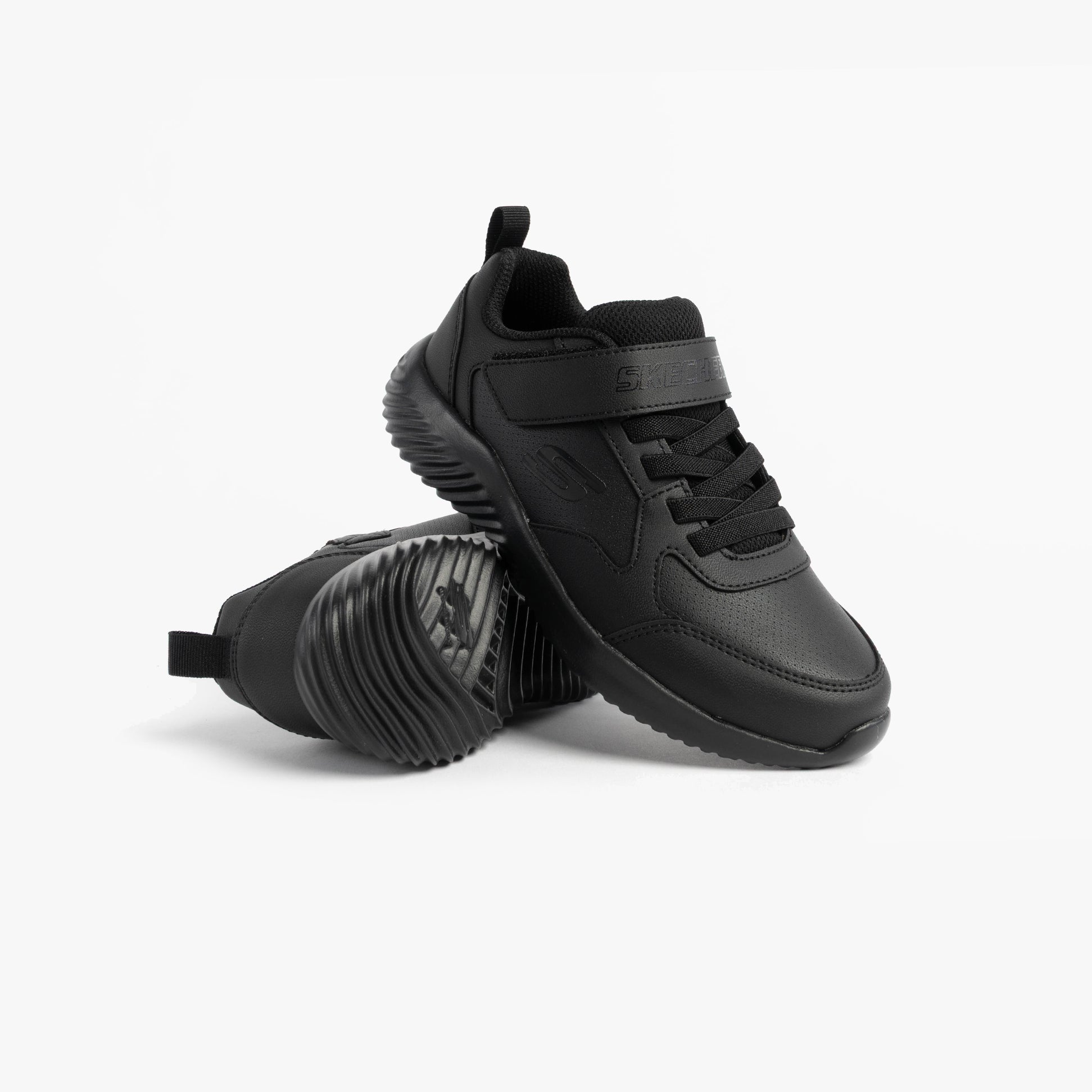 Skechers BOUNDER POWER STUDY Boys Trainers Black