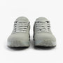 Skechers 52458/LTGY UNO - STAND ON AIR Mens Trainers Light Grey front view showing lace-up design and round toe shape.