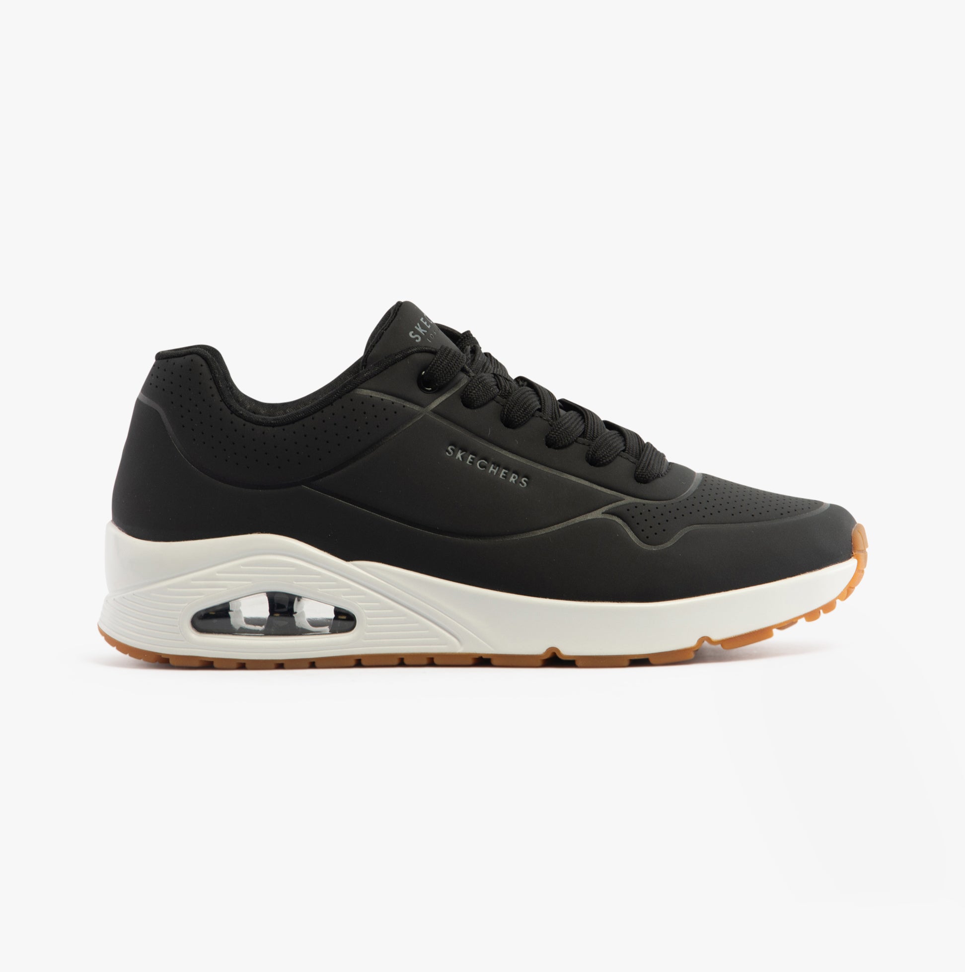 Skechers 52458/BLK UNO-STAND ON AIR Mens Trainers Black