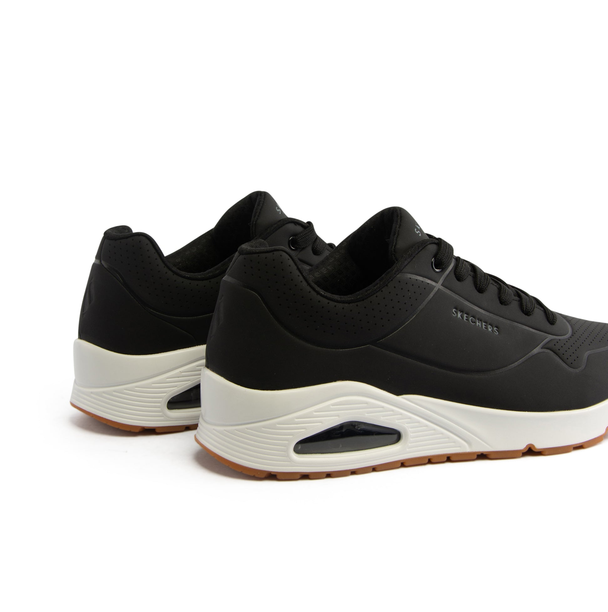 Skechers 52458/BLK UNO-STAND ON AIR Mens Trainers Black