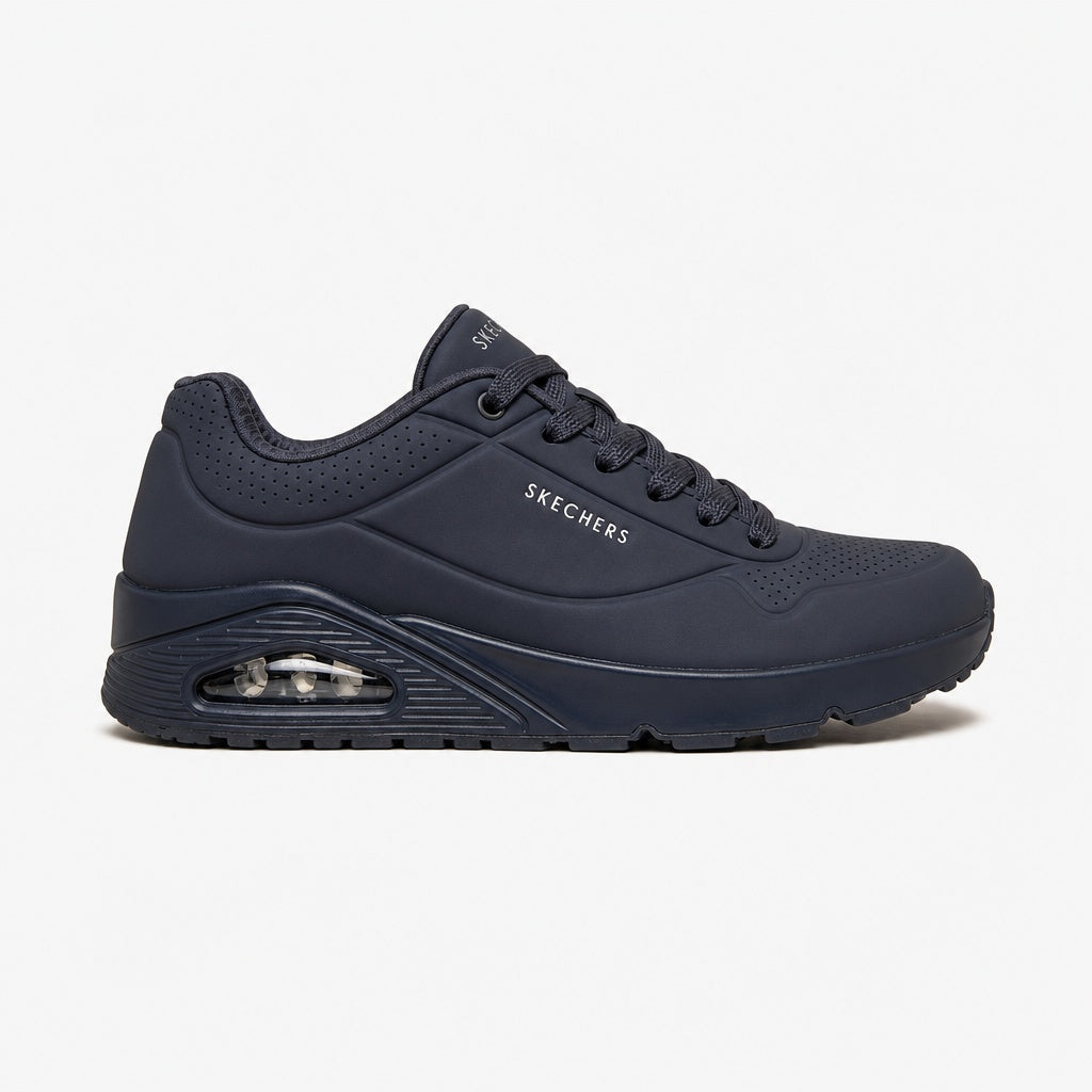 Skechers UNO - STAND ON AIR Mens Casual Trainers Dark Navy