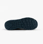 Skechers 73690/BLU UNO - STAND ON AIR Womens Trainers Blue sole view with textured rubber for grip.