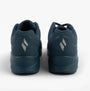 Skechers 73690/BLU UNO - STAND ON AIR Womens Trainers Blue back view showcasing stylish synthetic material and comfort features.