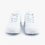 Skechers 73690/LTDN UNO - STAND ON AIR Womens Trainers Light Denim front view showing lace-up design and breathable upper.