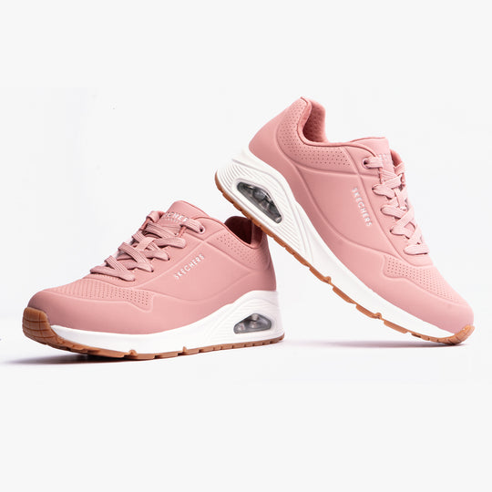 Skechers UNO STAND ON AIR Womens Trainers Rose