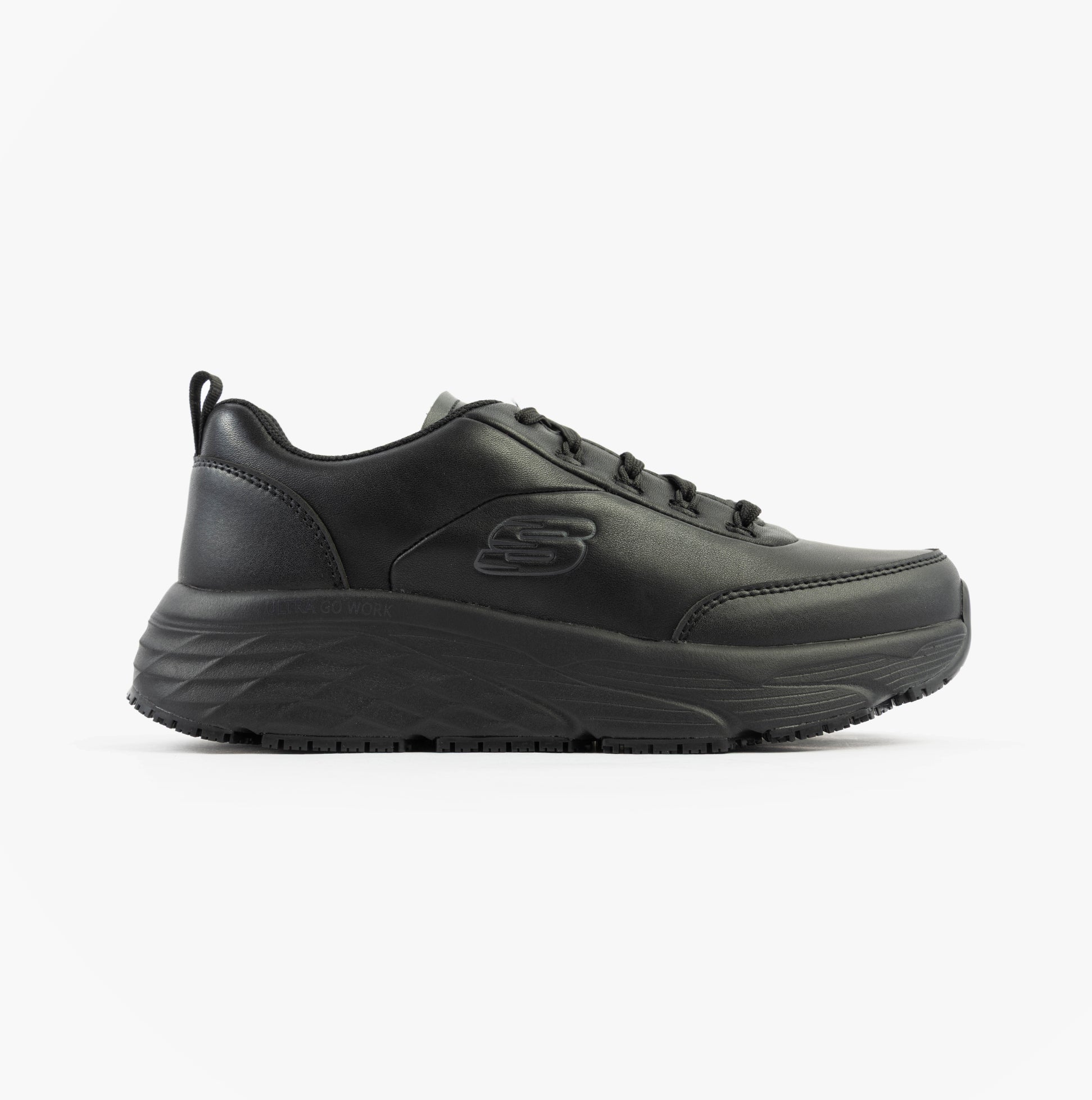 Skechers Work MAX CUSHIONING ELITE SR - KAJUS Womens Safety Trainers Black