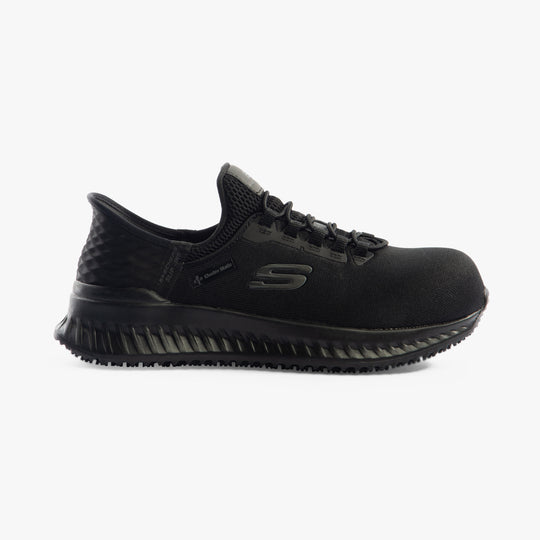 Skechers Work 108152EC Tilido - Ombray Womens Composite Toe ESD Safety Trainers Black