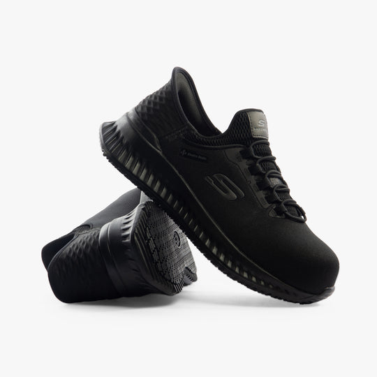 Skechers Work 108152EC Tilido - Ombray Womens Composite Toe ESD Safety Trainers Black