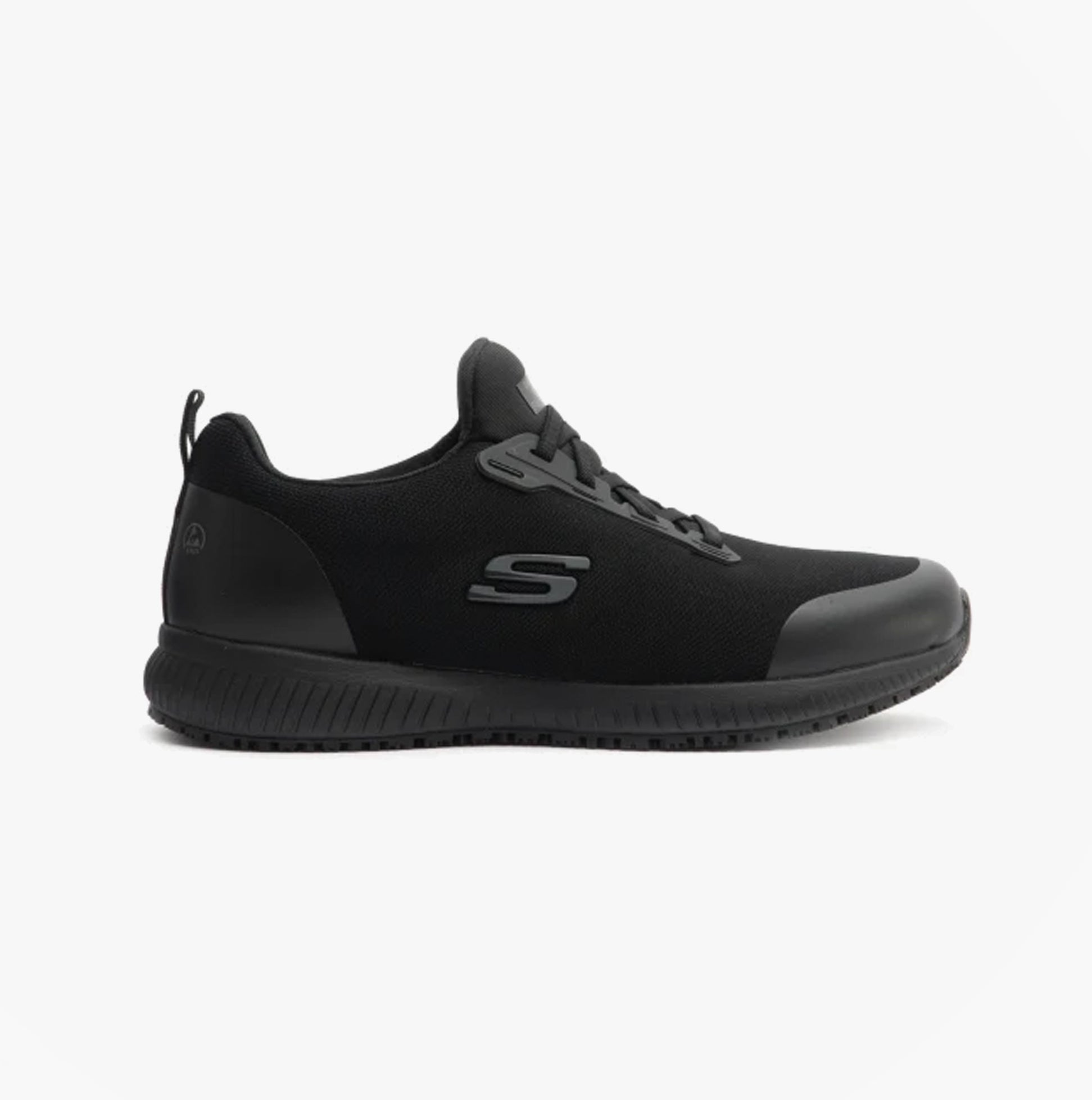 Skechers Work 200051EC SQUAD - MYTON SR Mens Occupational Trainers Black