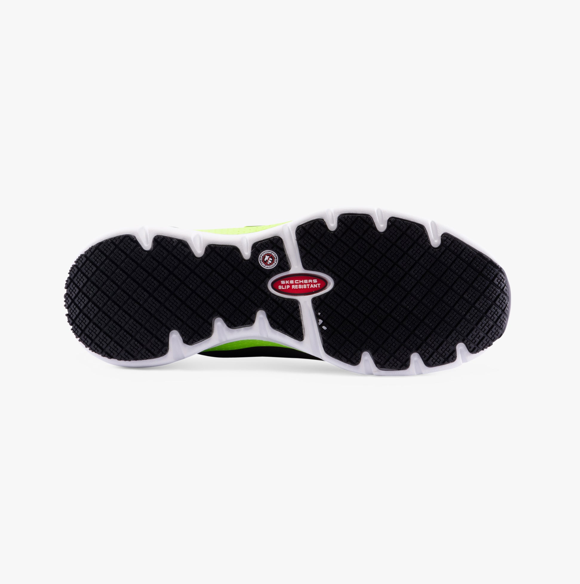 Skechers Work 200086EC ARCH FIT SR - RINGSTAP Mens Safety Trainers Charcoal/Lime