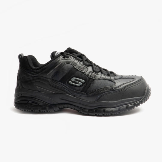 Skechers Work 77013EC Soft Stride - Grinnell Mens Composite Toe Safety Trainers Black
