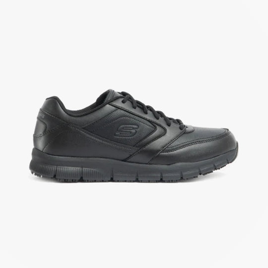 Skechers Work 77156EC Nampa SR Mens Slip Resistant Work Trainers Black