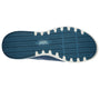 Skechers Work 77281EC MARSING - WAIOLA SR Womens Occupational Trainers Blue, sole view showing slip resistant tread design