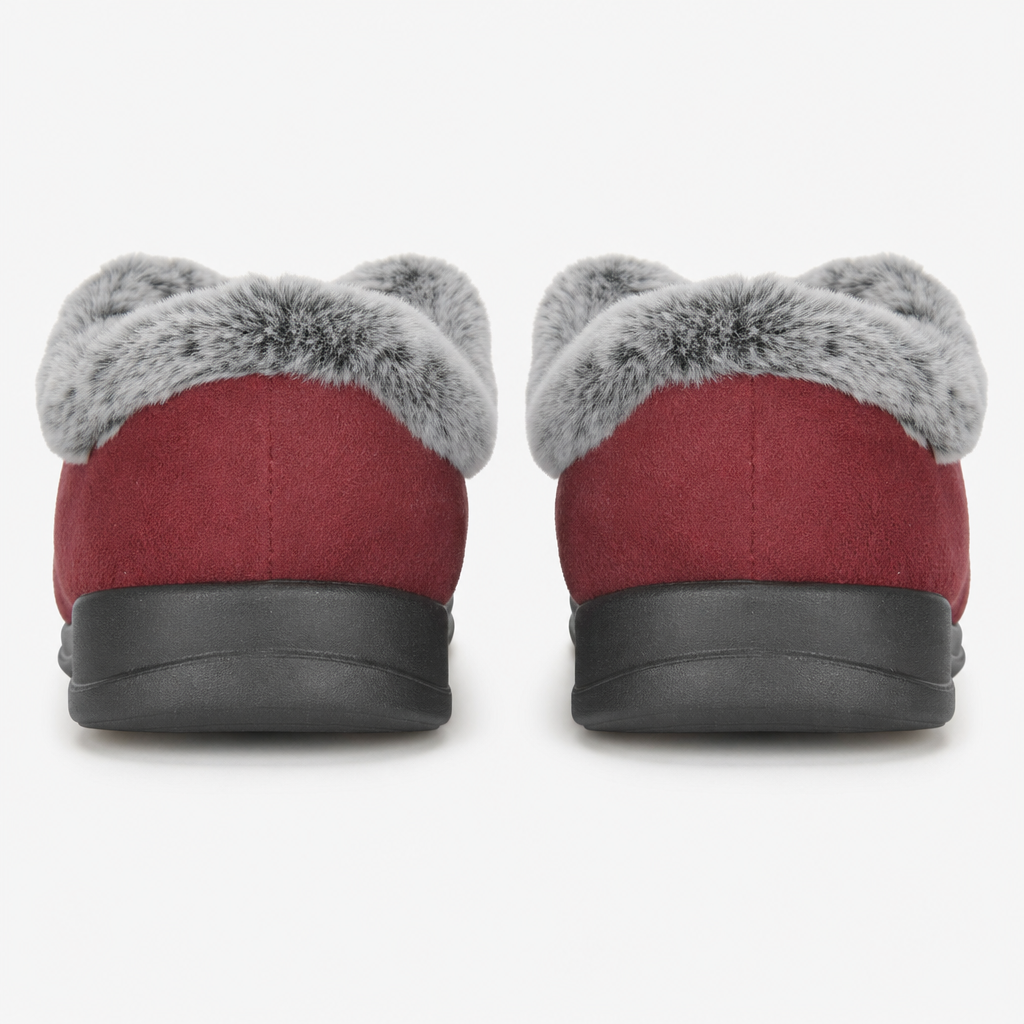 Sleepers PHOEBE Womens Full Slippers Burgundy