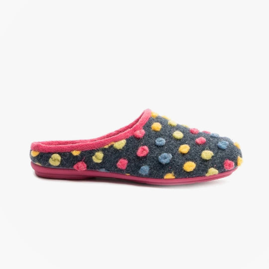 Sleepers AMY Womens Mule Slippers Fuchsia