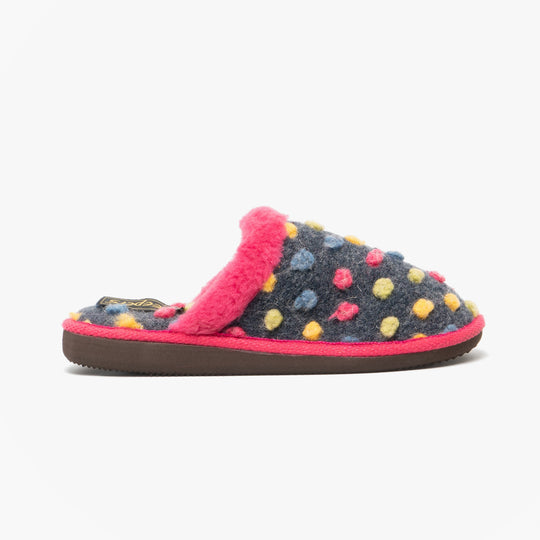 Sleepers DONNA Womens Mule Slippers Fuschia