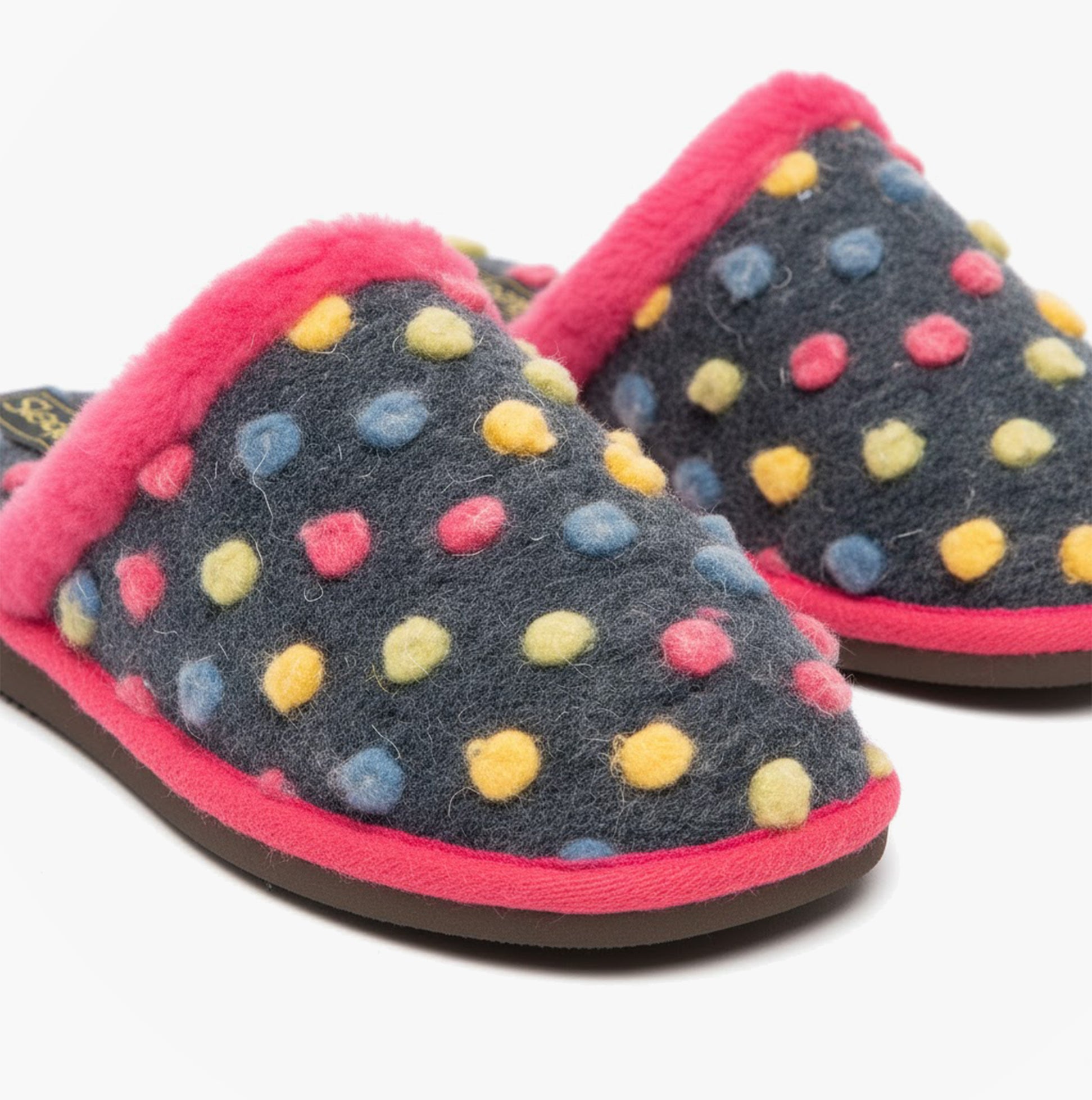 Sleepers DONNA Womens Mule Slippers Fuschia