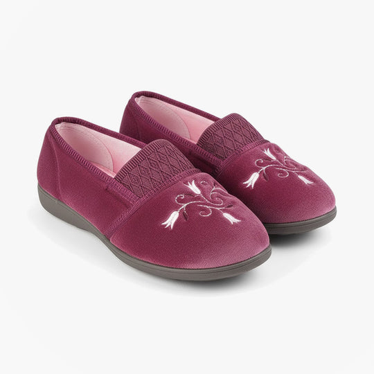 Sleepers INEZ Womens Full Slippers Heather