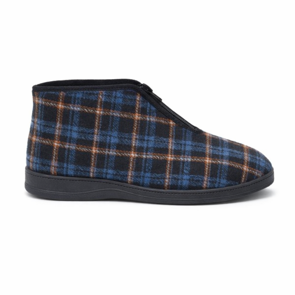 Sleepers ALFRED Mens Slipper Boots Blue
