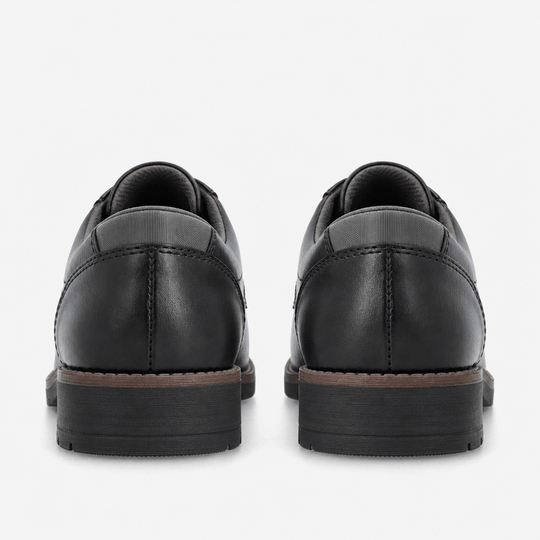 Rieker 13900 Mens Lace-Up Shoes Black/Smoke