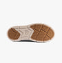 Sorel EXPLORER III SLIP-ON Womens Winter Boots Brown bottom view sole design with rubber grip features.