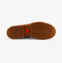 Sorel EXPLORER STRT LACE Womens Boots Brown bottom view showing rubber sole design and grip pattern.