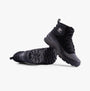 Sorel BUXTON LITE LACE PLUS Mens Winter Boots Black side view and front view showcasing waterproof, insulated design.