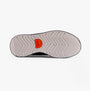 Sorel OUT N ABOUT IV PUFFY Womens Winter Boots Black bottom view with rubber sole pattern and brand logo.