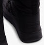 Sorel WHITNEY II PLUS LACE Womens Winter Boots Black detail view showcasing the rear side and heel area.