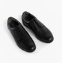 Start-Rite UNISEX School Shoes Black top view showing leather upper, lace-up closure, and classic design.