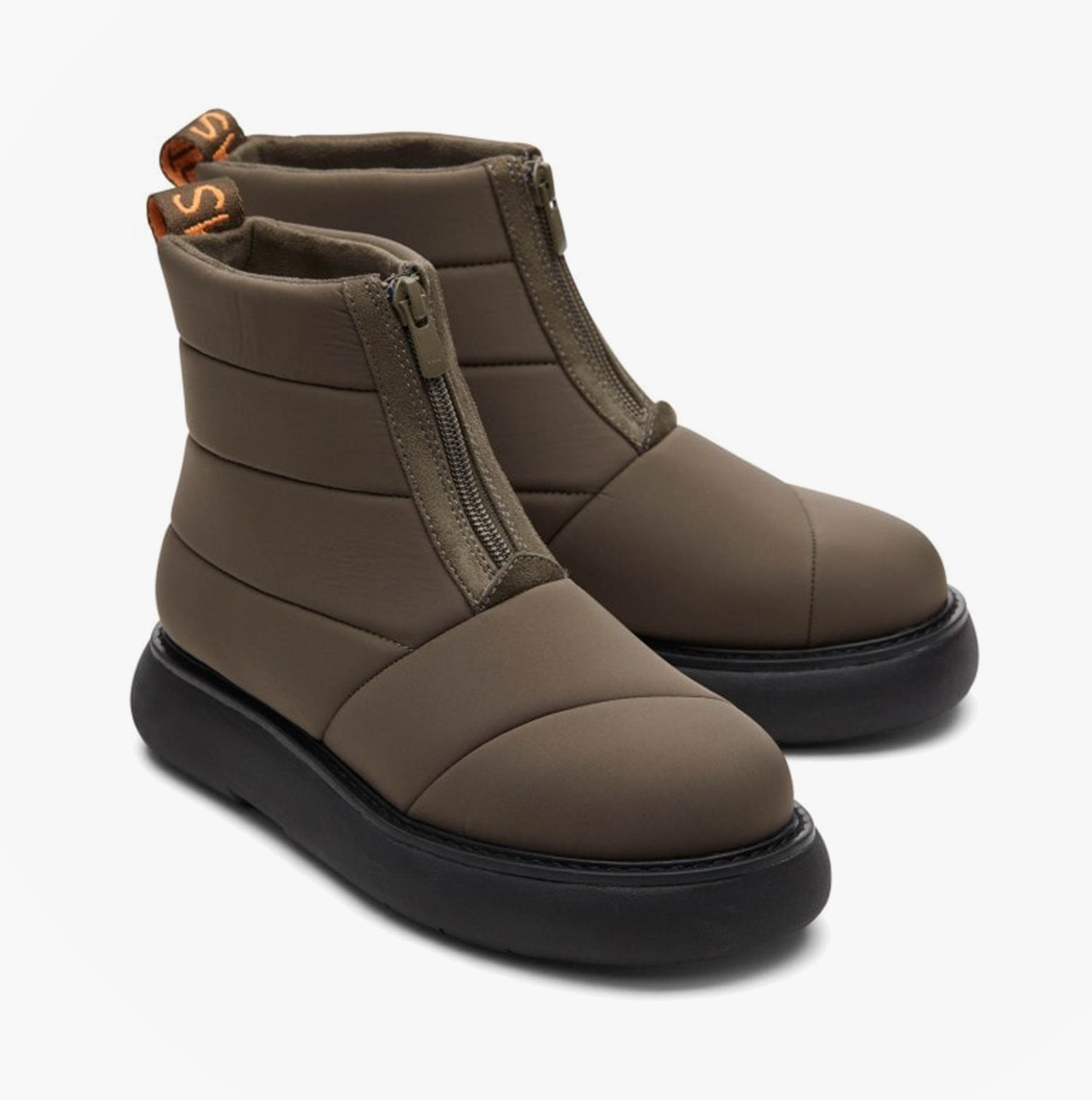 ALPARGATA MALLOW PUFFER Womens Boots Olive