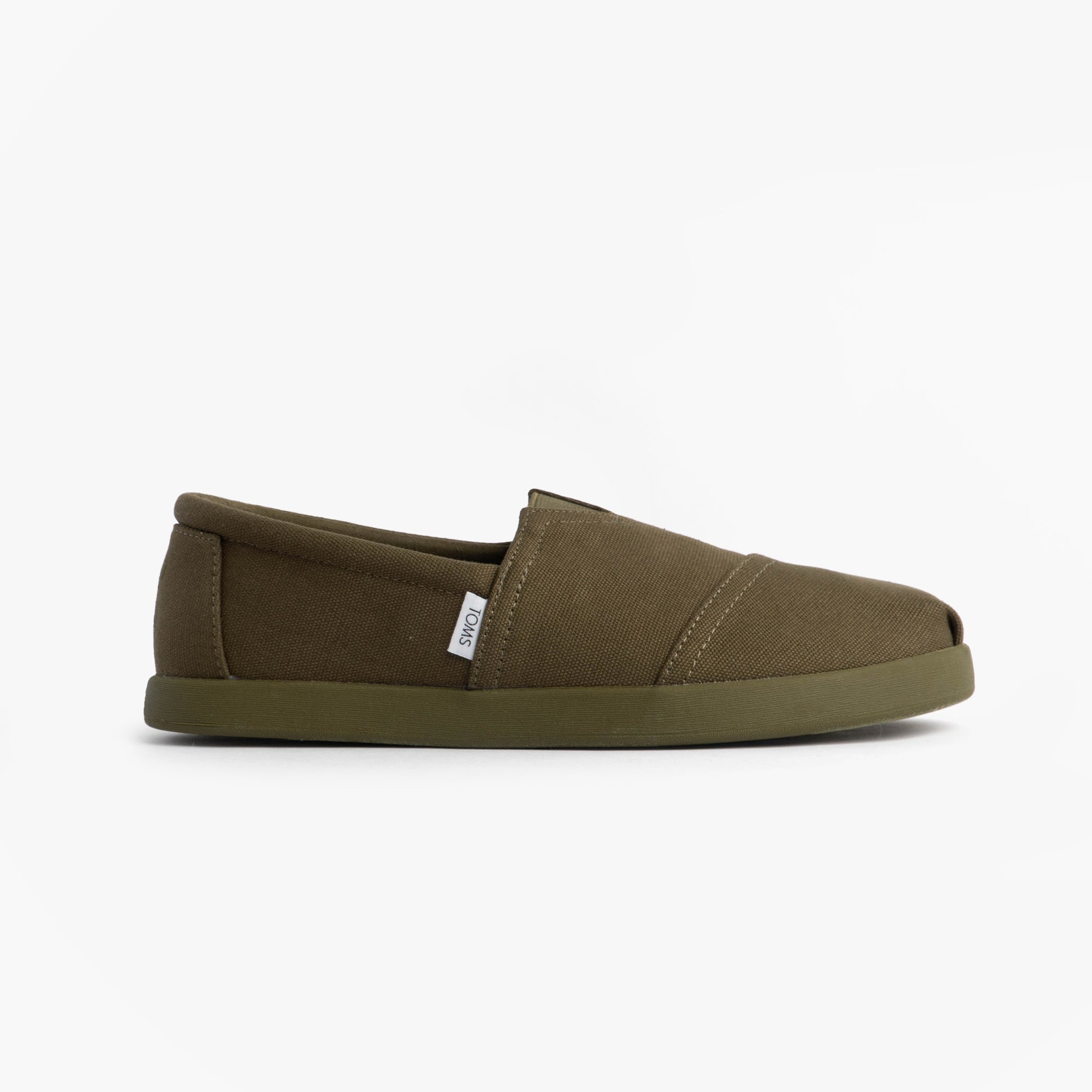 TOMS ALP FWD Mens Cotton Casual Canvas Shoes Olive
