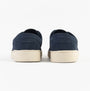 TOMS TRVL LITE LONDON Mens Casual Shoes Navy rear view showing suede upper and rubber sole.