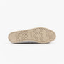 TOMS ALPARGATA CLASSIC Mens Espadrilles Grey bottom view, showcasing rubber sole and unique tread pattern.