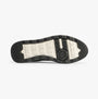 TOMS TRVL LITE RETRO Mens Trainers Black bottom view showing textured rubber sole.