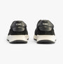 TOMS TRVL LITE RETRO Mens Trainers Black back view with suede upper and rubber sole.
