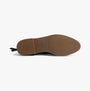 TOMS RYLIE Womens Boots Black bottom view showing rubber sole and stitching details.