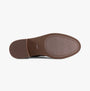 TOMS CHARLIE Womens Boots Green bottom view outsole with rubber material and textured design.