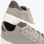 TOMS TRVL LITE RIO Mens Trainers Grey side view showcasing the textile material and lace-up design.
