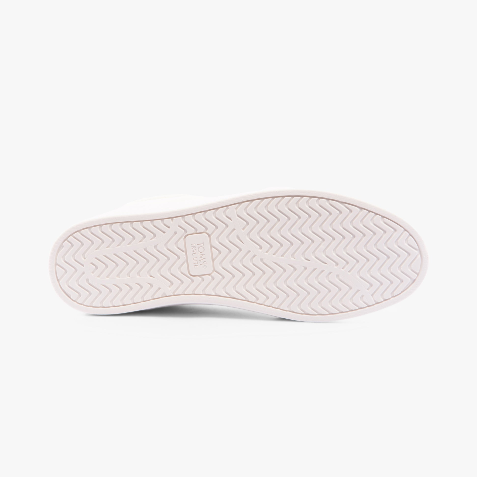 TOMS TRVL LITE RIO Mens Trainers Beige bottom view highlighting rubber sole design