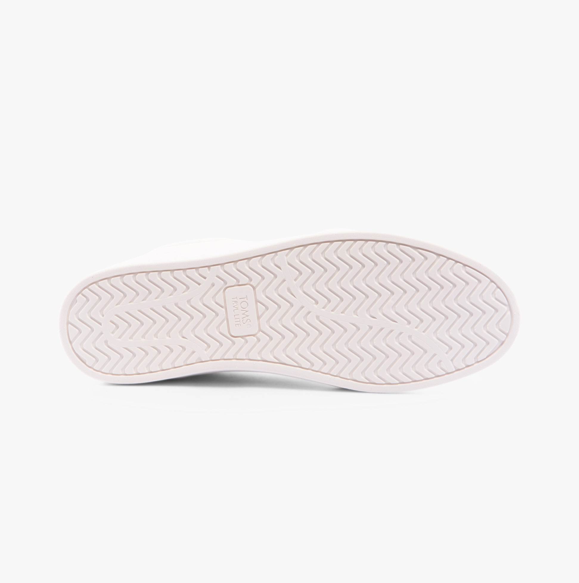 TOMS TRVL LITE RIO Mens Trainers Beige bottom view highlighting rubber sole design