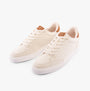 TOMS TRVL LITE RIO Mens Trainers Beige side view showcasing lightweight design and lace-up closure.