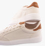 TOMS TRVL LITE RIO Mens Trainers Beige side view showcasing textile upper and rubber sole