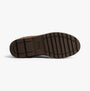 TOMS GRIFFIN Mens Boots Brown bottom view showing rubber sole with tread pattern for traction.