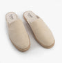 TOMS SANTIAGO MULE Womens Espadrille Natural top view showing slip-on design and textured upper.