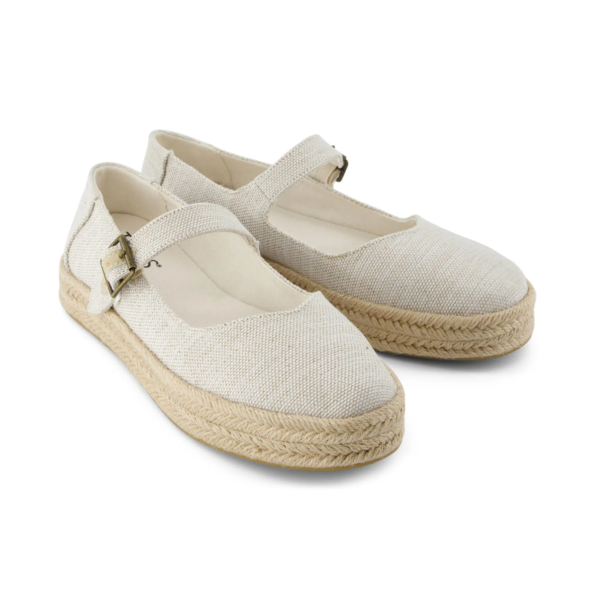 TOMS CAROLINA MARY JANE Womens Mary Jane Natural