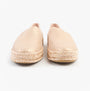 TOMS CAROLINA Womens Espadrille Pink front view showing suede upper and woven sole.